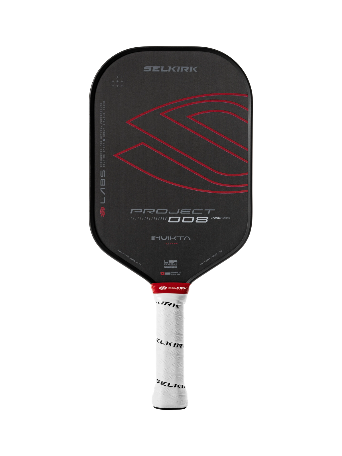 Selkirk Labs Project 008 Invikta 10mm Pickleball Paddle Pickleball Paddles 