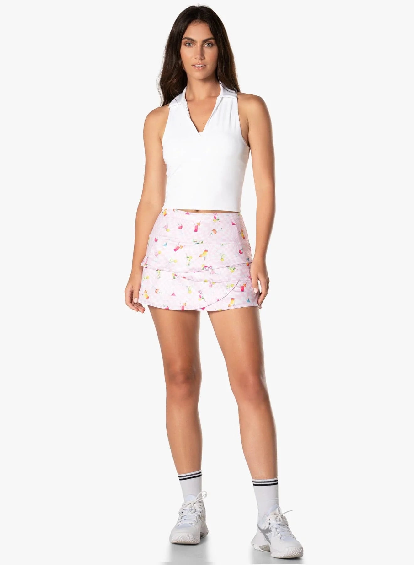 Women's Lucky in Love Cocktail Medley Scallop Skirt Women's Clothing 