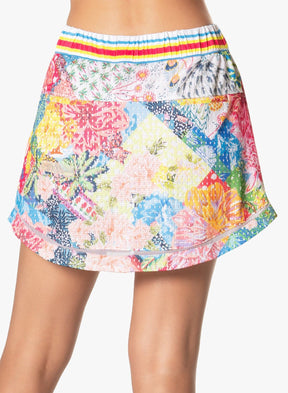 Women's Lucky in Love High Waist Flower On Skirt Women's Clothing 