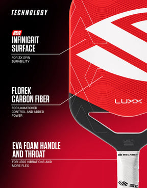 Selkirk LUXX Control Air with InfiniGrit Epic Pickleball Paddle Pickleball Paddles 