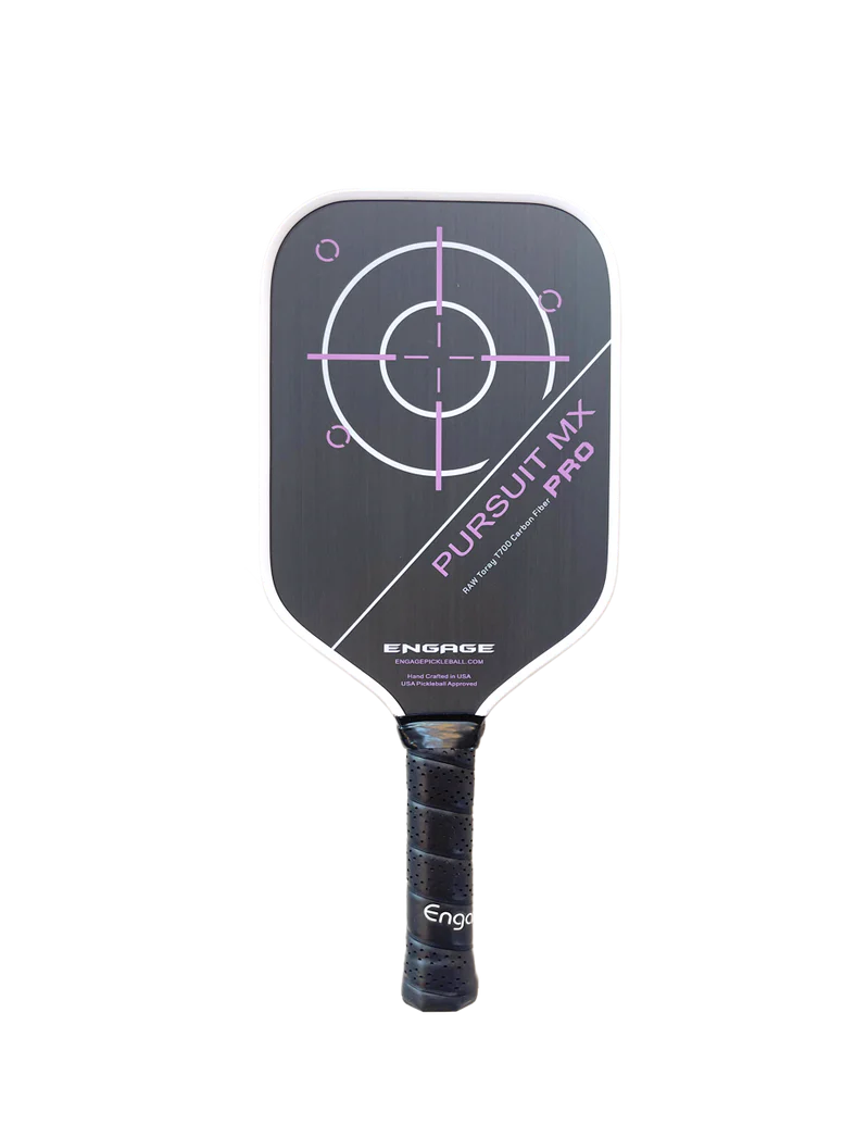 Engage Pursuit Pro MX Raw T700 Carbon Fiber Pickleball Paddle Pickleball Paddles 