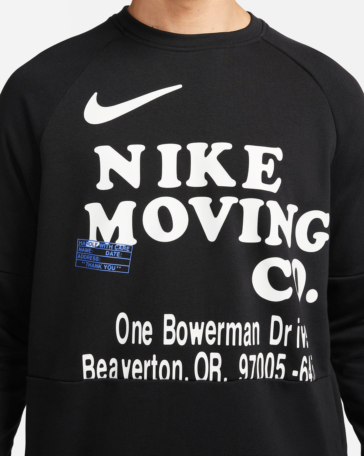 Nike Dri Fit Moving Co. Long Sleeve Sweater Men's Clothing 