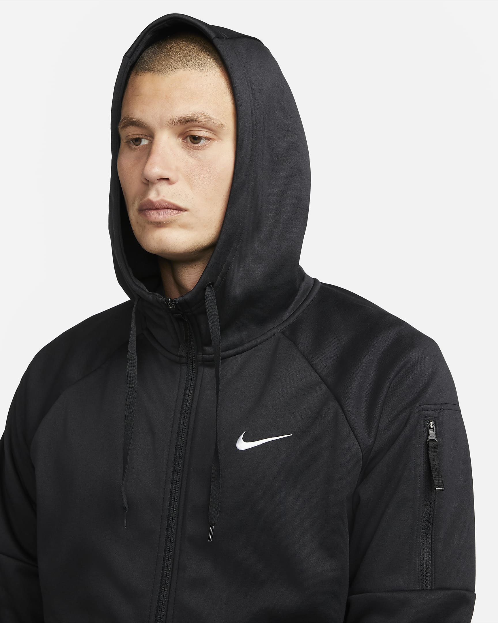 Men's Nike Therma-FIT Full-Zip Fitness Top Men's Clothing 