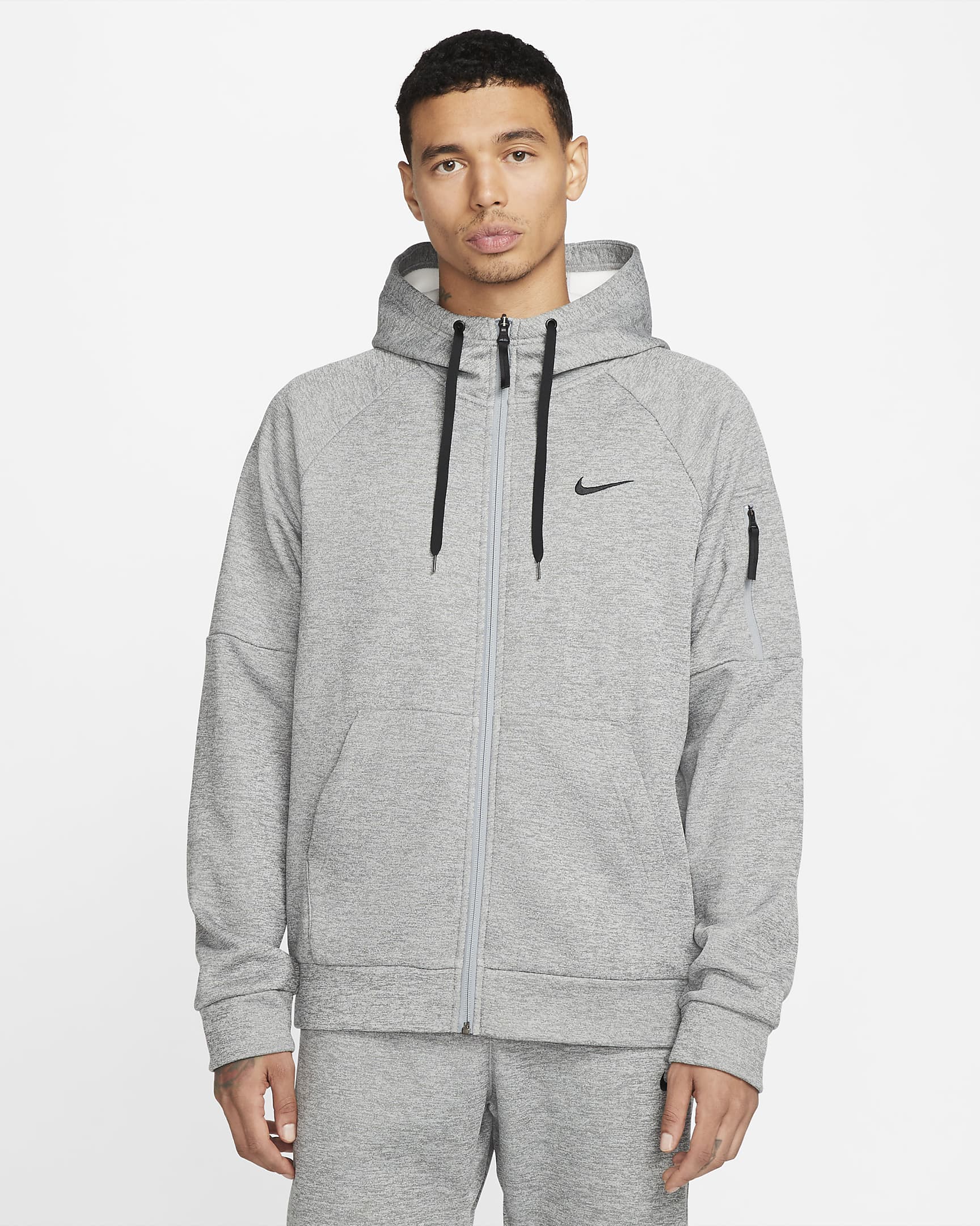 Men's Nike Therma-FIT Full-Zip Fitness Top Men's Clothing 