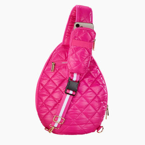 Oliver Thomas 24 +7 Wingwoman Tennis Pickle Sling - Pink Tennis Bags 