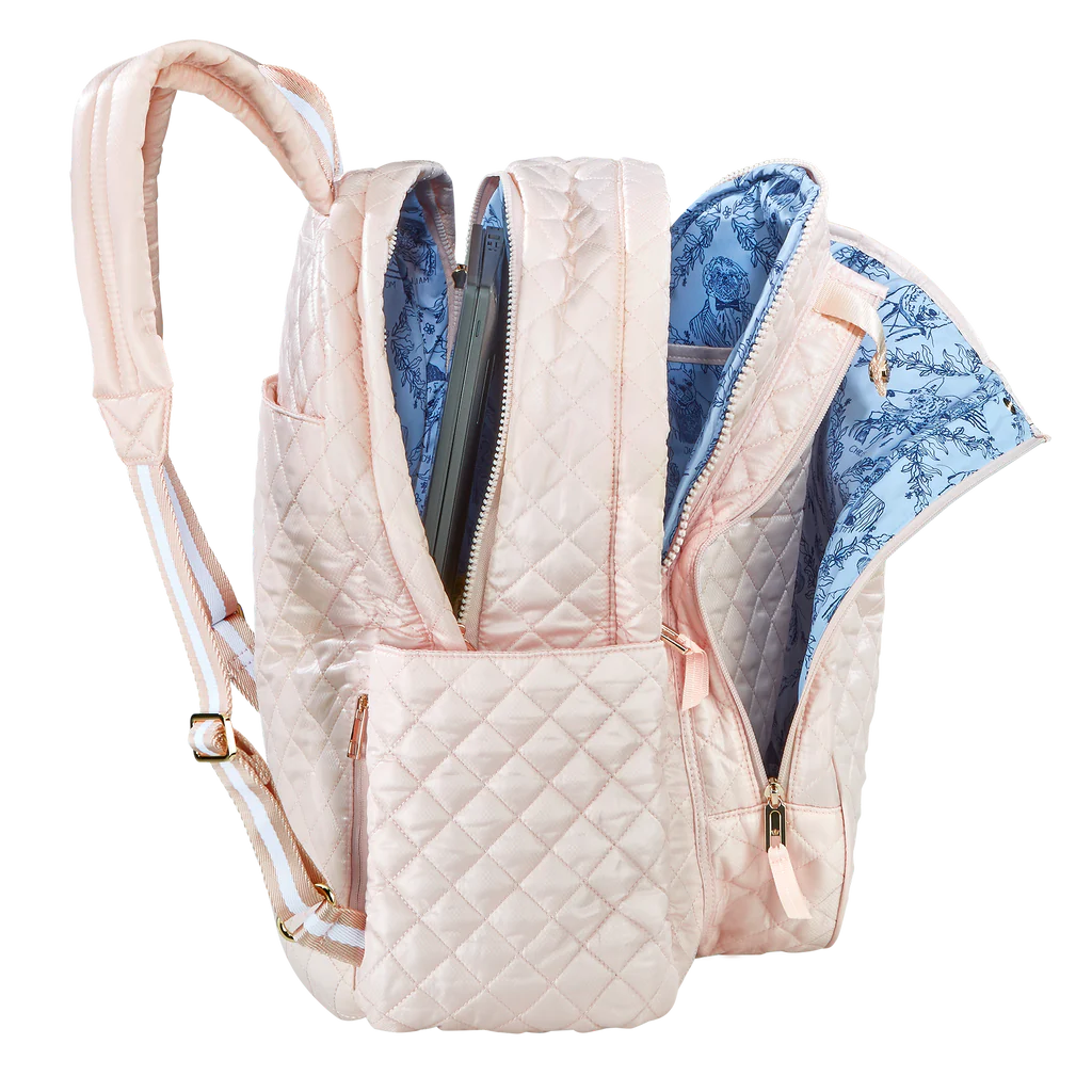 Oliver Thomas Wing Woman Tennis Backpack - Petal Pink Tennis Bags 