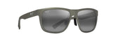 Maui Jim Puakea Sunglasses - Matte Greyish-Green Sunglasses 