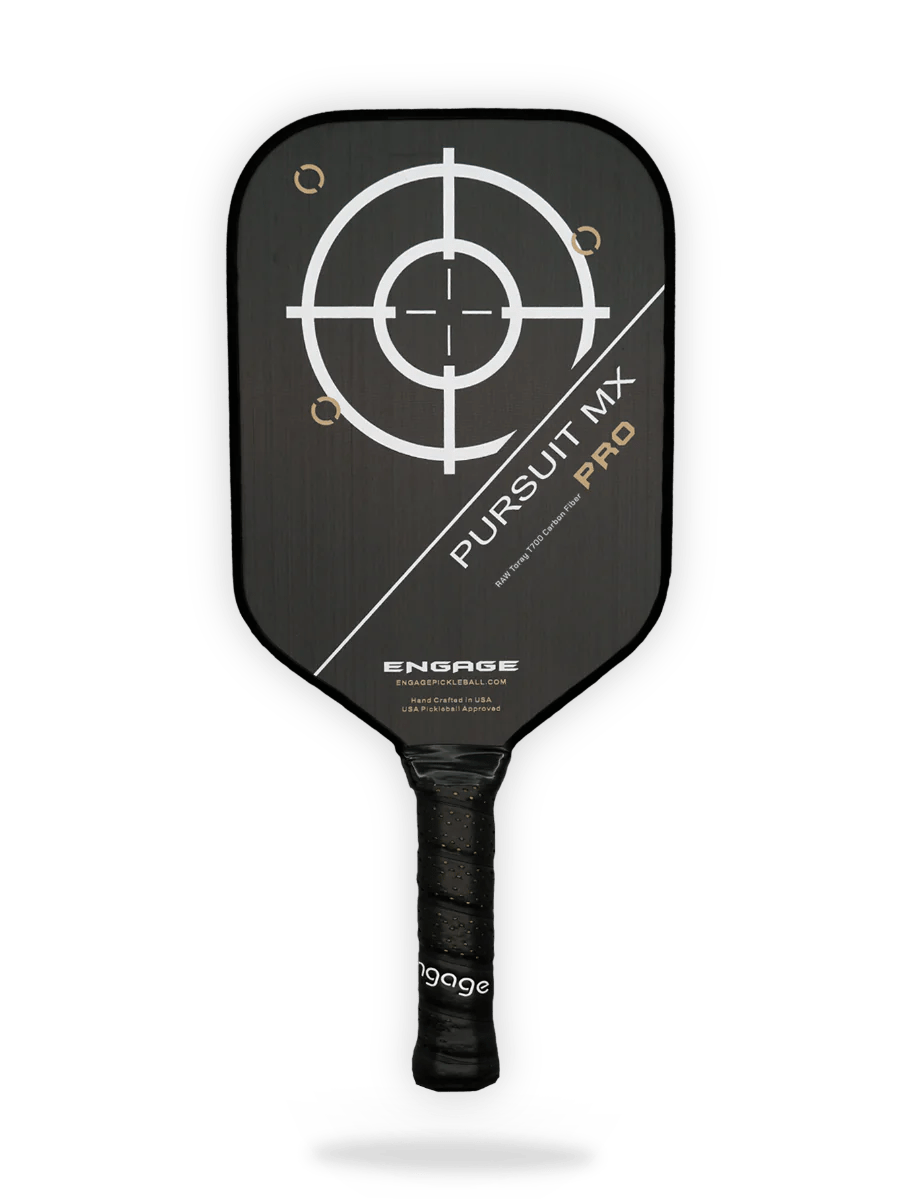 Engage Pursuit Pro MX Raw T700 Carbon Fiber Pickleball Paddle Pickleball Paddles 