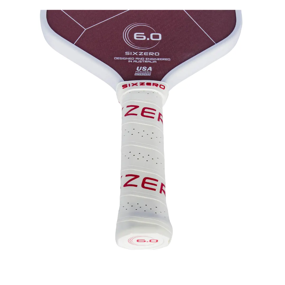 Six Zero Ruby 14mm Pickleball Paddle Pickleball Paddles 