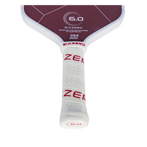 Six Zero Ruby 14mm Pickleball Paddle Pickleball Paddles 