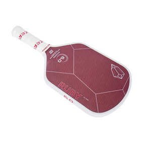 Six Zero Ruby 14mm Pickleball Paddle Pickleball Paddles 