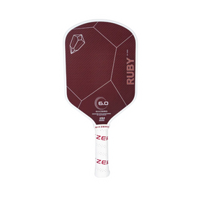Six Zero Ruby 14mm Pickleball Paddle Pickleball Paddles 