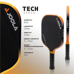 JOOLA Colin Johns Scorpeus 3S 16mm Pickleball Paddle Pickleball Paddles 