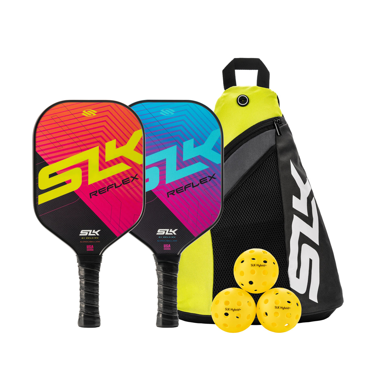 SLK By Selkirk Reflex Pickleball Bundle Pickleball Paddles 
