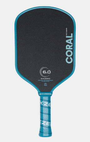 Six.Zero Coral Pickleball Paddle Pickleball Paddles 