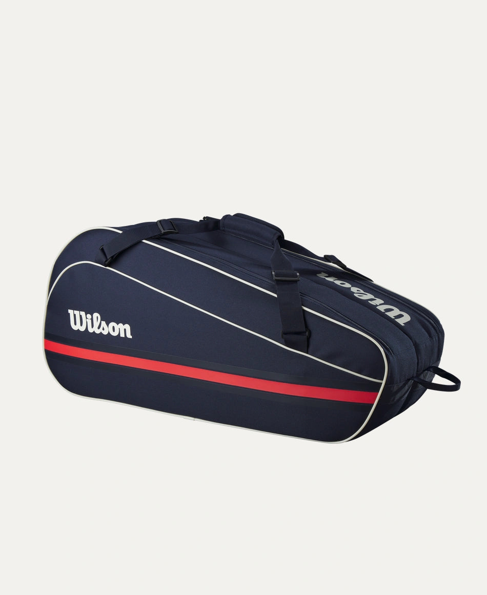 Wilson Team 6 Pack Racket Bag - Navy Tennis Bags 