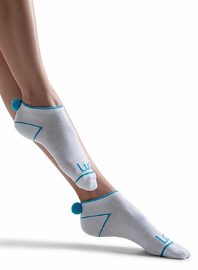 Women's Lucky in Love Pom Low Cut Socks Socks 