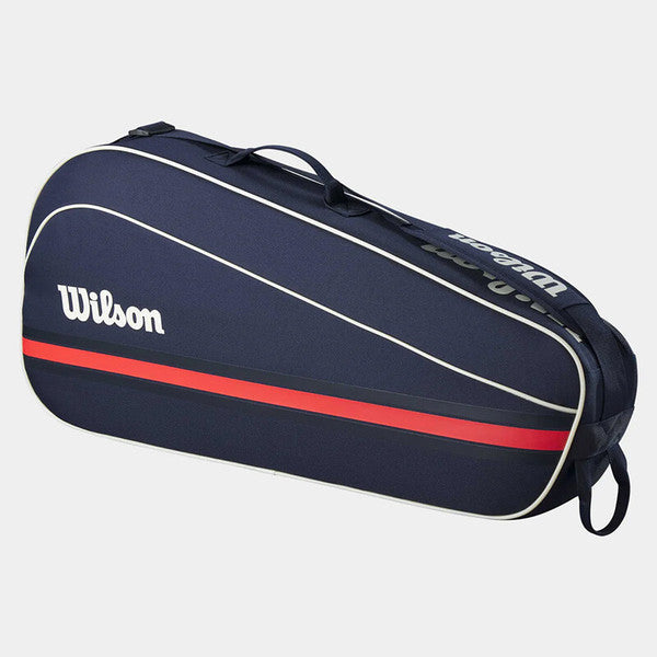 Wilson Team 3 Pack Racket Bag 2025 - Navy Tennis Bags 