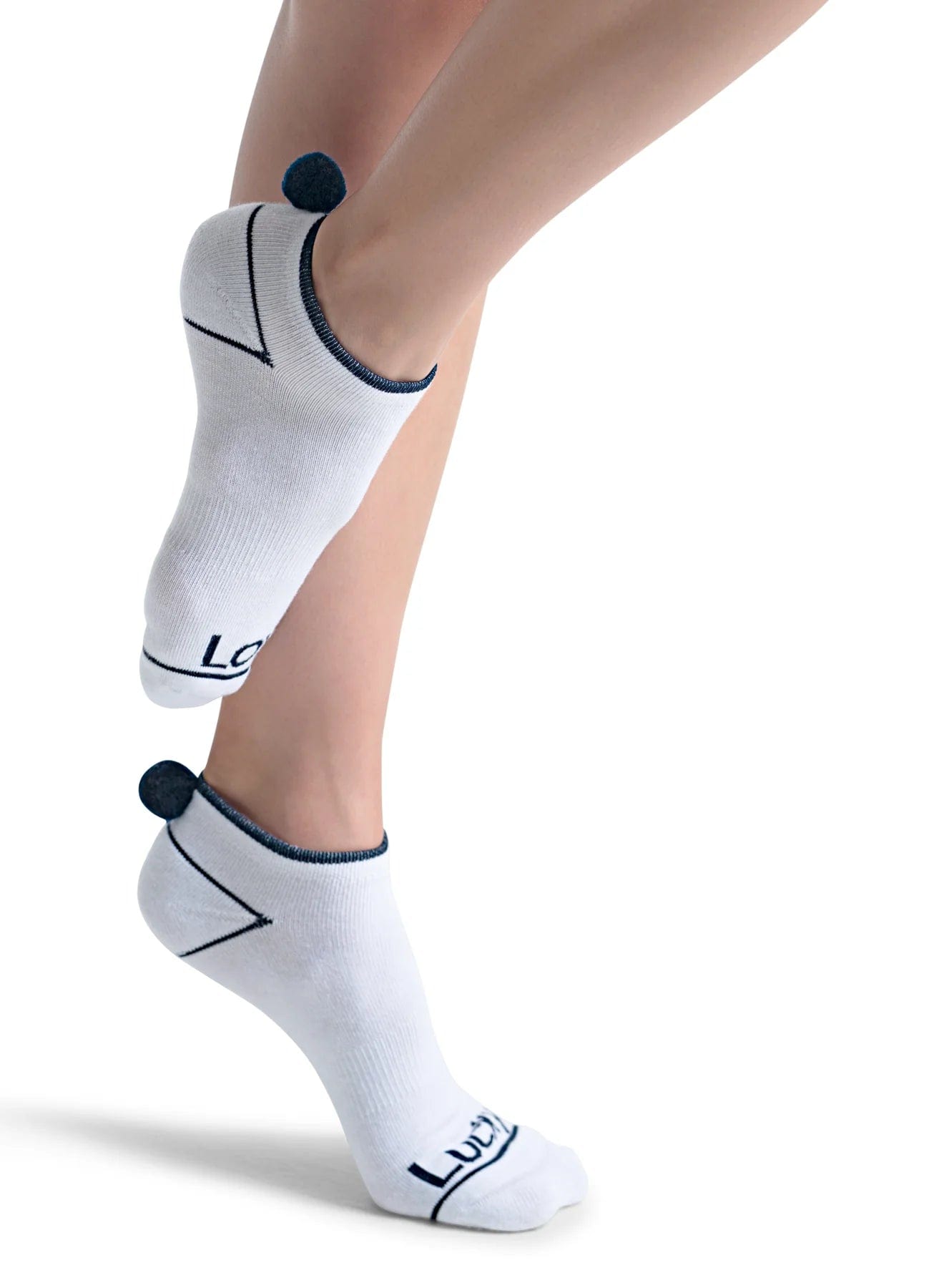 Women's Lucky in Love Pom Low Cut Socks Socks 