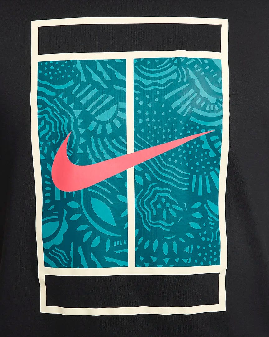 Nike Tennis Court Design Dri-Fit Shirt Men's Clothing 