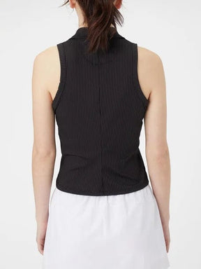 Women's K Swiss Core Sleeveless Rib Tennis Polo Women's Clothing 