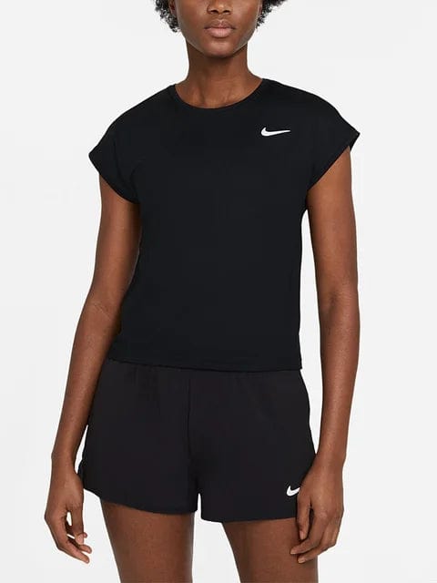 Women's Nike Court Victory Short-Sleeve Tennis Top Women's Clothing 
