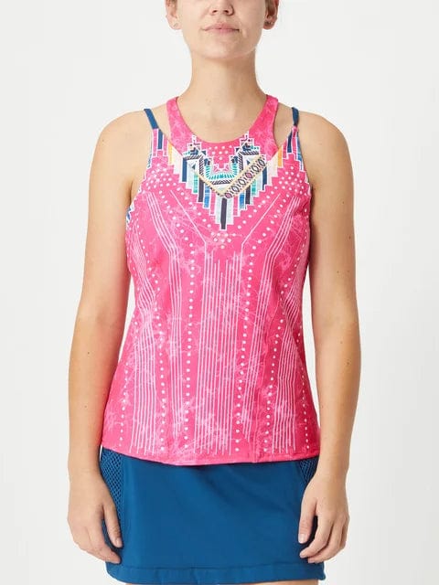 Women's Lucky in Love Pretty in Pink Bralette Tank Women's Clothing 