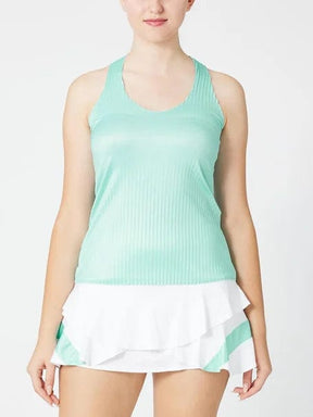 Women's K-Swiss Pleated V-Neck Tennis Tank Top Women's Clothing 
