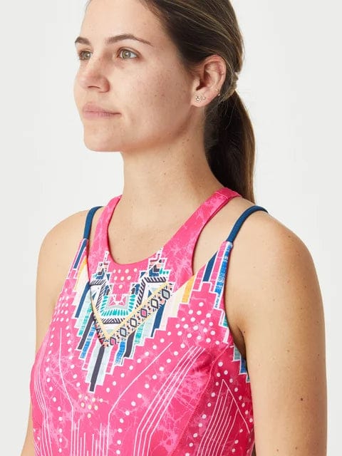 Women's Lucky in Love Pretty in Pink Bralette Tank Women's Clothing 