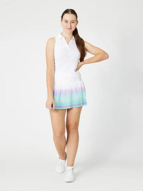 Women's K Swiss Core Sleeveless Rib Tennis Polo Women's Clothing 