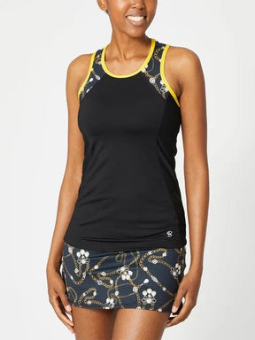 Women's Sofibella Gold Jewel Racerback Tank Women's Clothing 