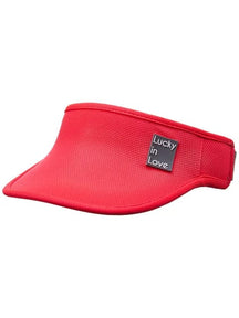 Women's Lucky in Love Stretch Visor Hats 