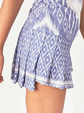 Women's Lucky In Love Metal Ikat Pleated Tennis Skirt Women's Clothing 
