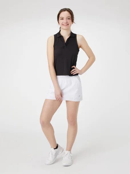 Women's K Swiss Core Sleeveless Rib Tennis Polo Women's Clothing 