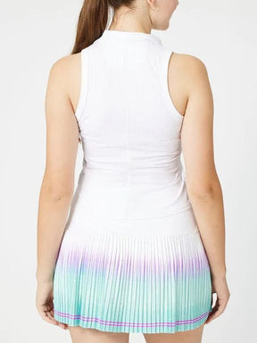 Women's K Swiss Core Sleeveless Rib Tennis Polo Women's Clothing 