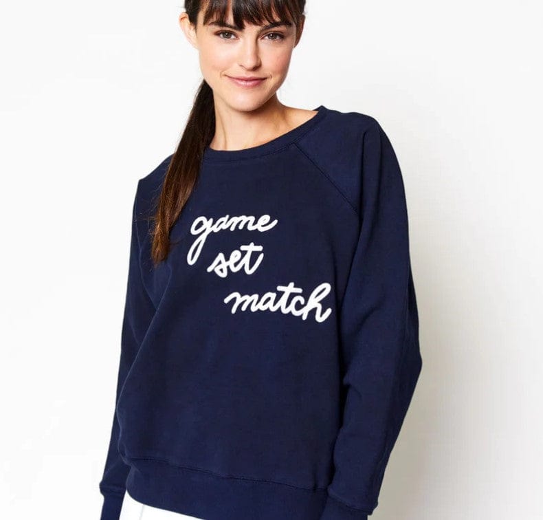 Women's Ame & Lulu Stitched Tennis Sweatshirt Women's Clothing 