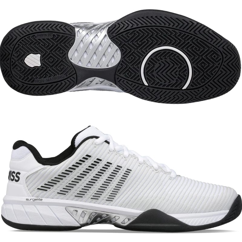 Men's K Swiss Hypercourt Express 2E WIDE Tennis Shoes Men's Tennis Shoes 