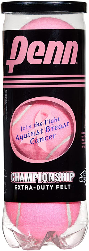 Penn Pink Championship Extra Duty Tennis Ball Can Tennis Balls 
