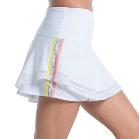 Lucky In Love Women's Liberty Stripe Tennis Skirt Women's Clothing 