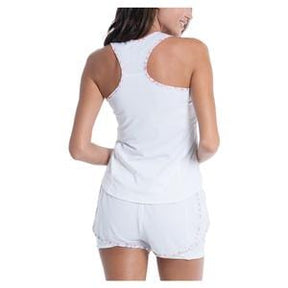 Lucky In Love Women's Blossom Tennis Tank Top Women's Clothing 