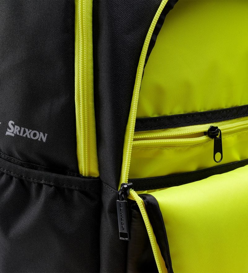 Dunlop SX Performance Backpack - Black/Yellow Tennis Bags 