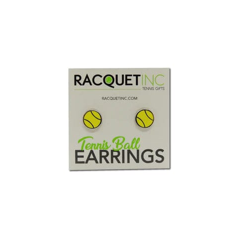 Racquet Inc. Flat Tennis Ball Earrings Gifts 