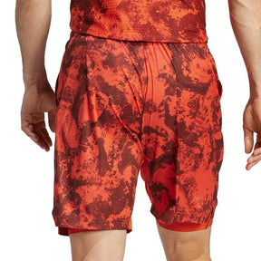 Men's Adidas Paris Heat Ready 2 in 1 Tennis Shorts Men's Clothing 