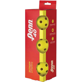 Penn 40 Outdoor Pickleball (3x) Pickleballs 