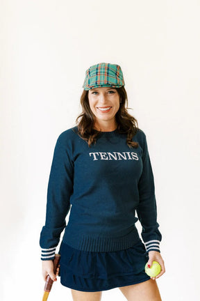Bubble Women's Knit Tennis Sweater Women's Clothing 