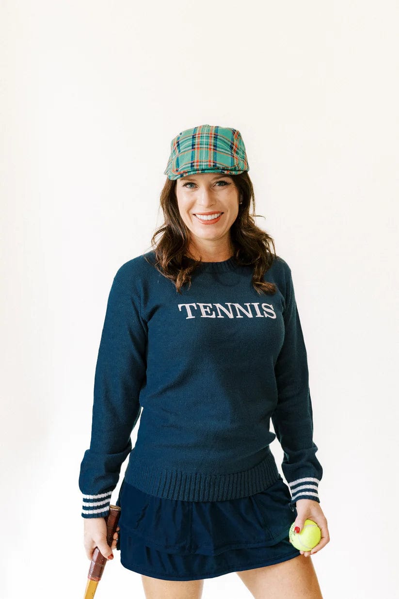 Bubble Women's Knit Tennis Sweater Women's Clothing 