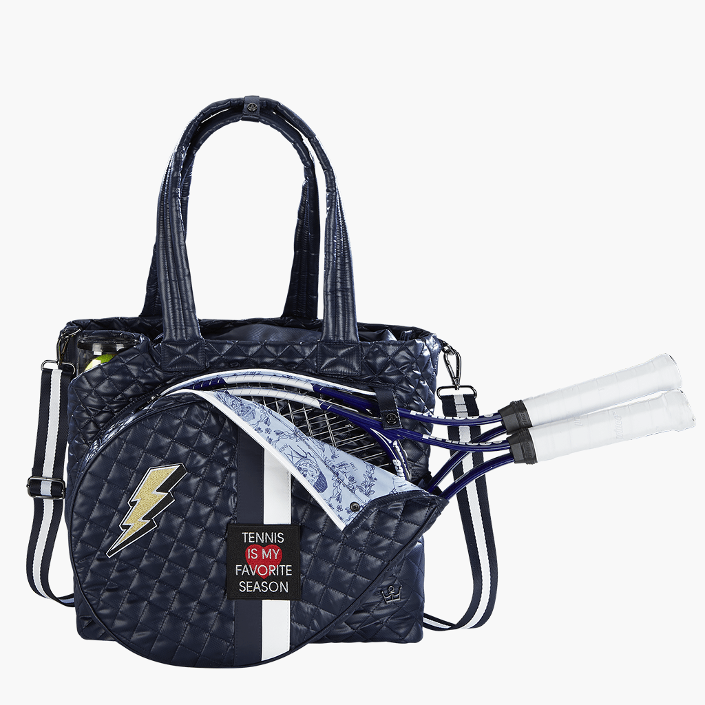 Oliver Thomas Kitchen Sink Tennis Tote - Navy Tennis Bags 