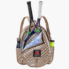 Oliver Thomas 24 + 7 Tennis Backpack - Rose Gold Tennis Bags 