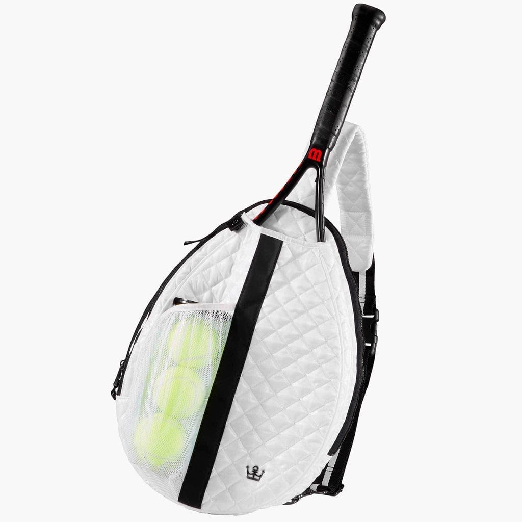Oliver Thomas 24 +7 Wingwoman Tennis Pickle Sling - White Tennis Bags 