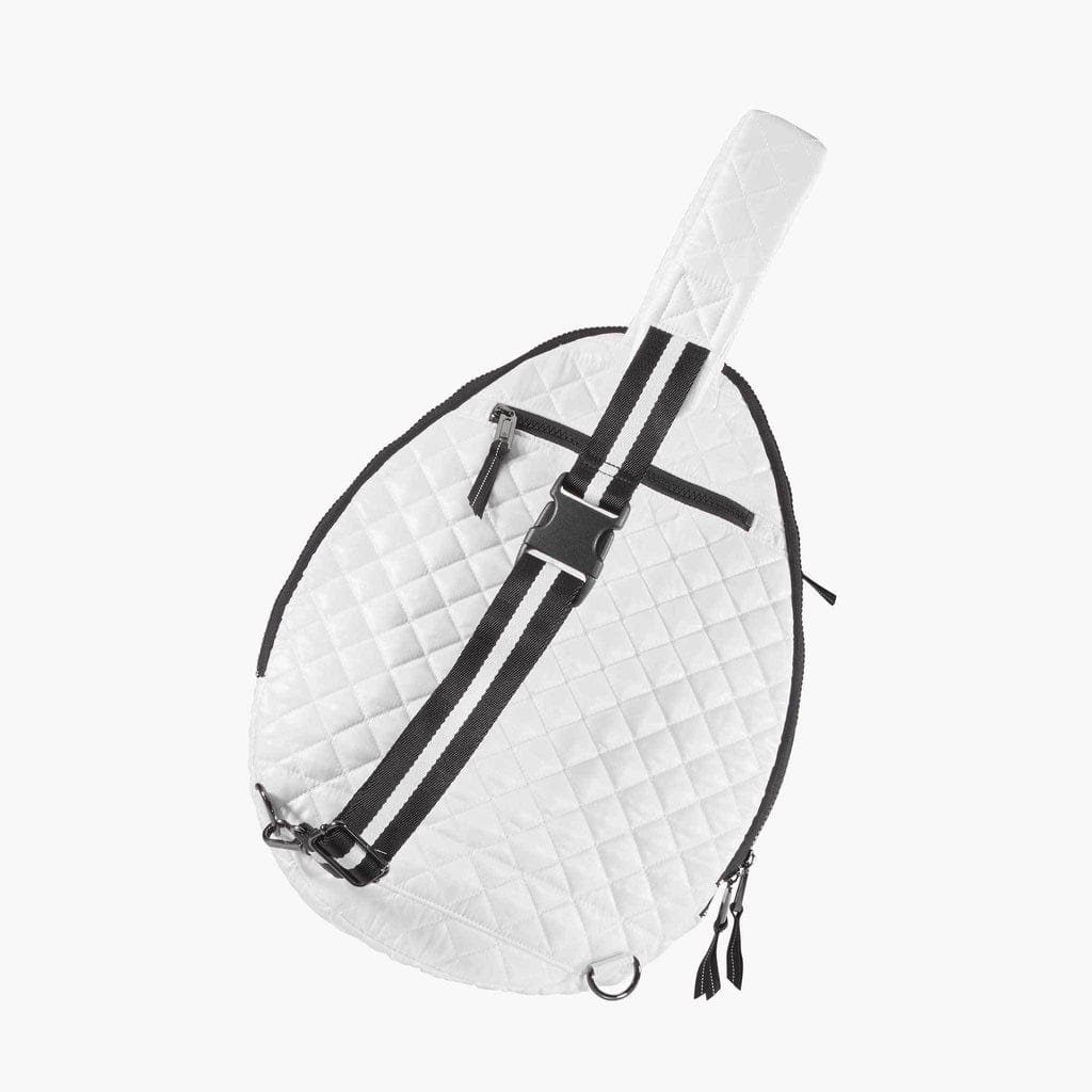 Oliver Thomas 24 +7 Wingwoman Tennis Pickle Sling - White Tennis Bags 